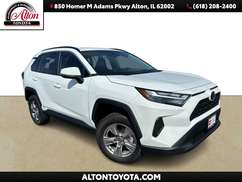 Ice Cap 2025 Toyota RAV4 Hybrid SUV / Crossover All-Wheel Drive Continuously Variable Transmission