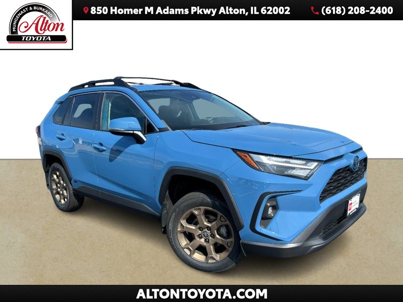 Cavalry Blue 2023 Toyota RAV4 Hybrid SUV / Crossover All-Wheel Drive Continuously Variable Transmission