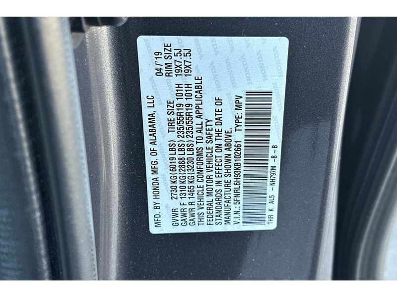 Honda Odyssey Vehicle Full-screen Gallery Image 34