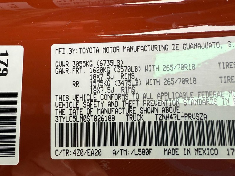 Toyota Tacoma 4WD Hybrid Vehicle Image 19