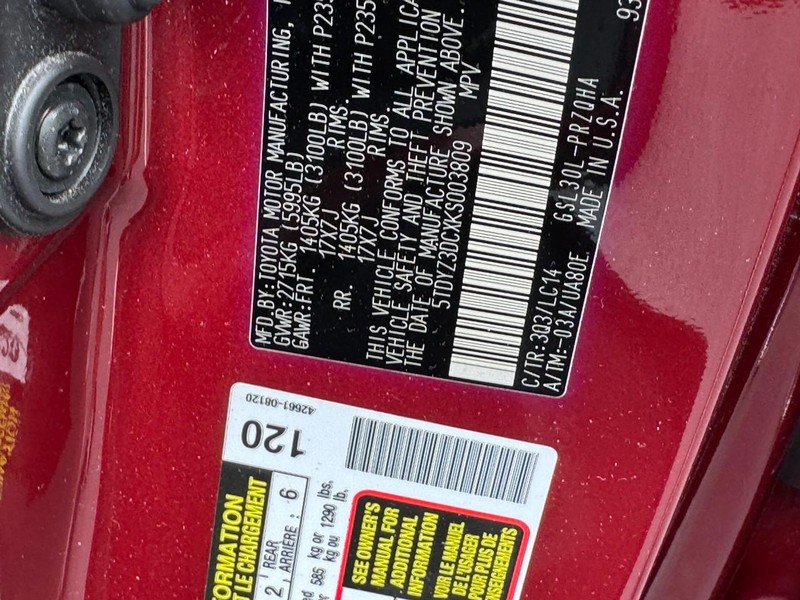 Toyota Sienna Vehicle Image 27