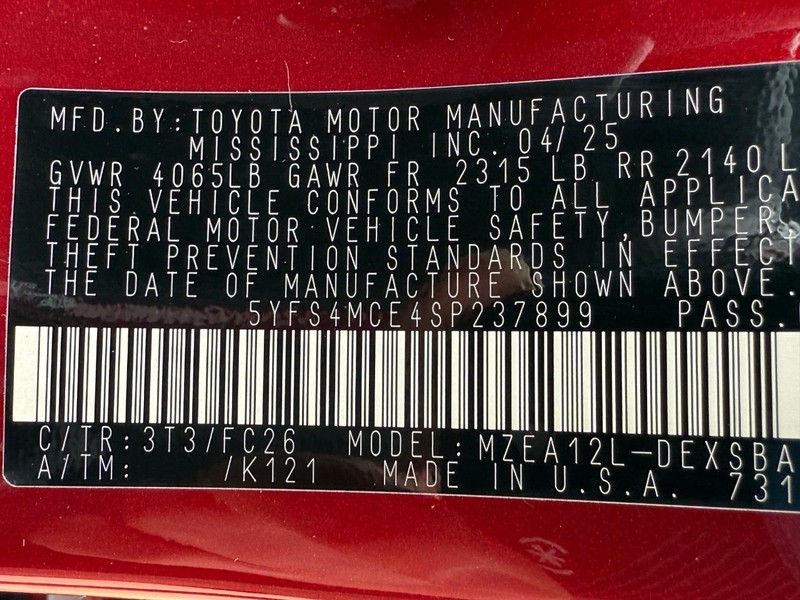 Toyota Corolla Vehicle Image 16