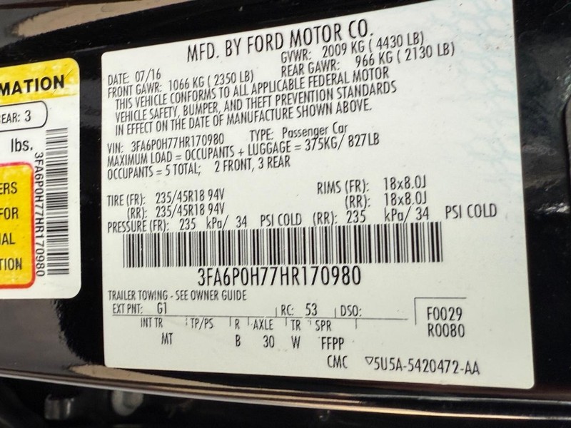 Ford Fusion Vehicle Image 22