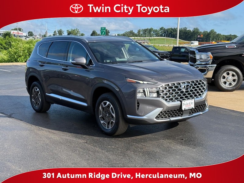 Used 2022 Hyundai Santa Fe Blue with VIN KM8S2DA19NU036489 for sale in Herculaneum, MO
