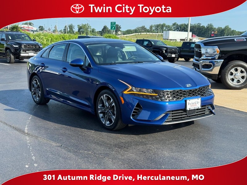 Used 2021 Kia K5 EX with VIN 5XXG34J28MG046645 for sale in Herculaneum, MO