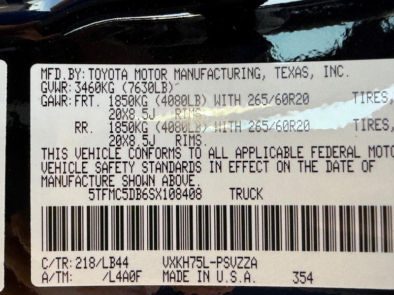 Toyota Tundra 4WD Hybrid Vehicle Image 20