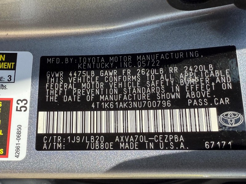 Toyota Camry Vehicle Image 23