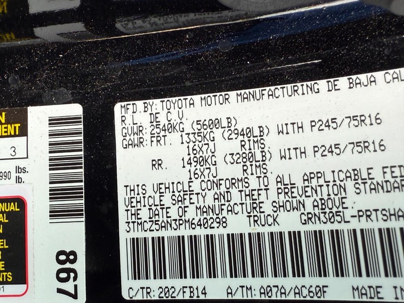 Toyota Tacoma 4WD Vehicle Image 23