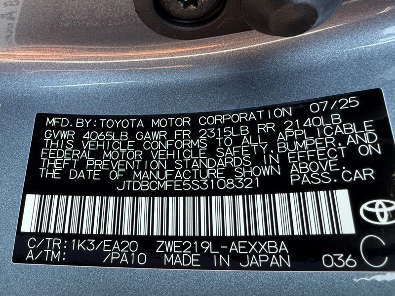 Toyota Corolla Vehicle Image 17