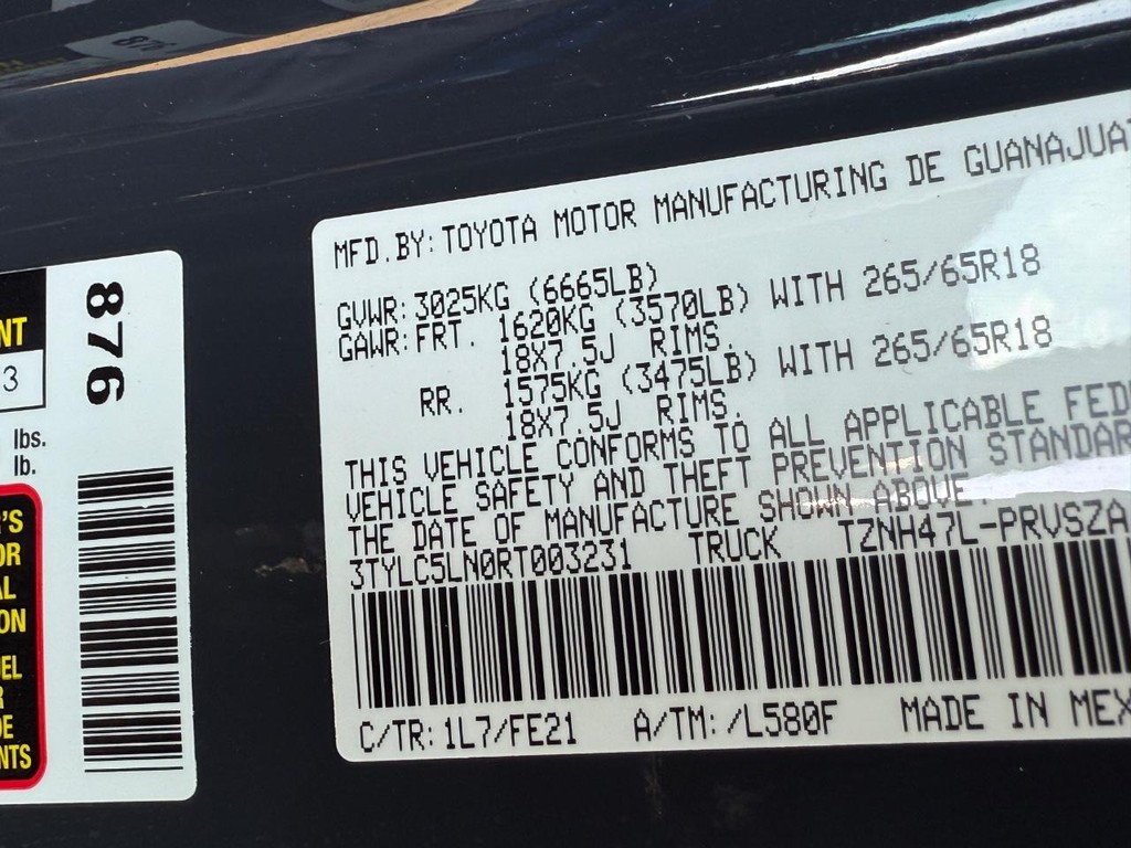 Toyota Tacoma 4WD Hybrid Vehicle Image 23