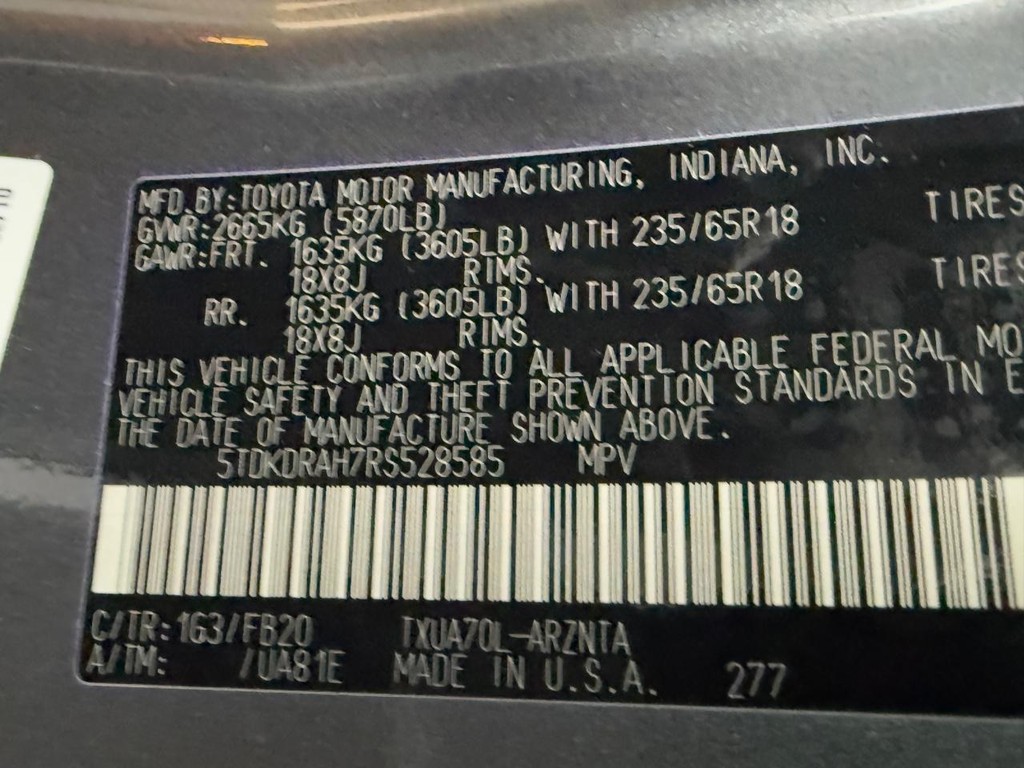 Toyota Highlander Vehicle Image 22