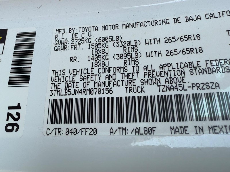 Toyota Tacoma 4WD Vehicle Image 23