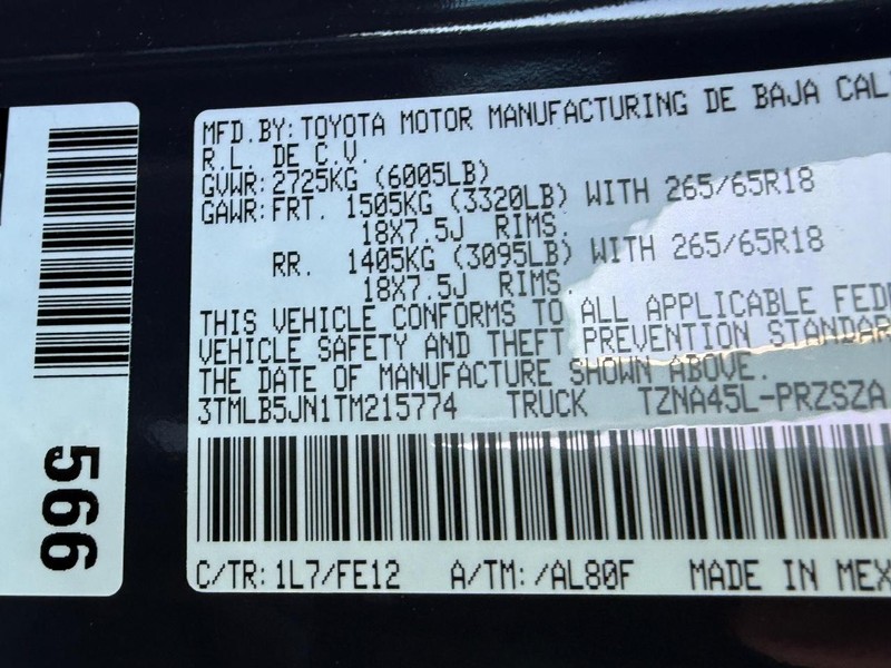 Toyota Tacoma 4WD Vehicle Image 16