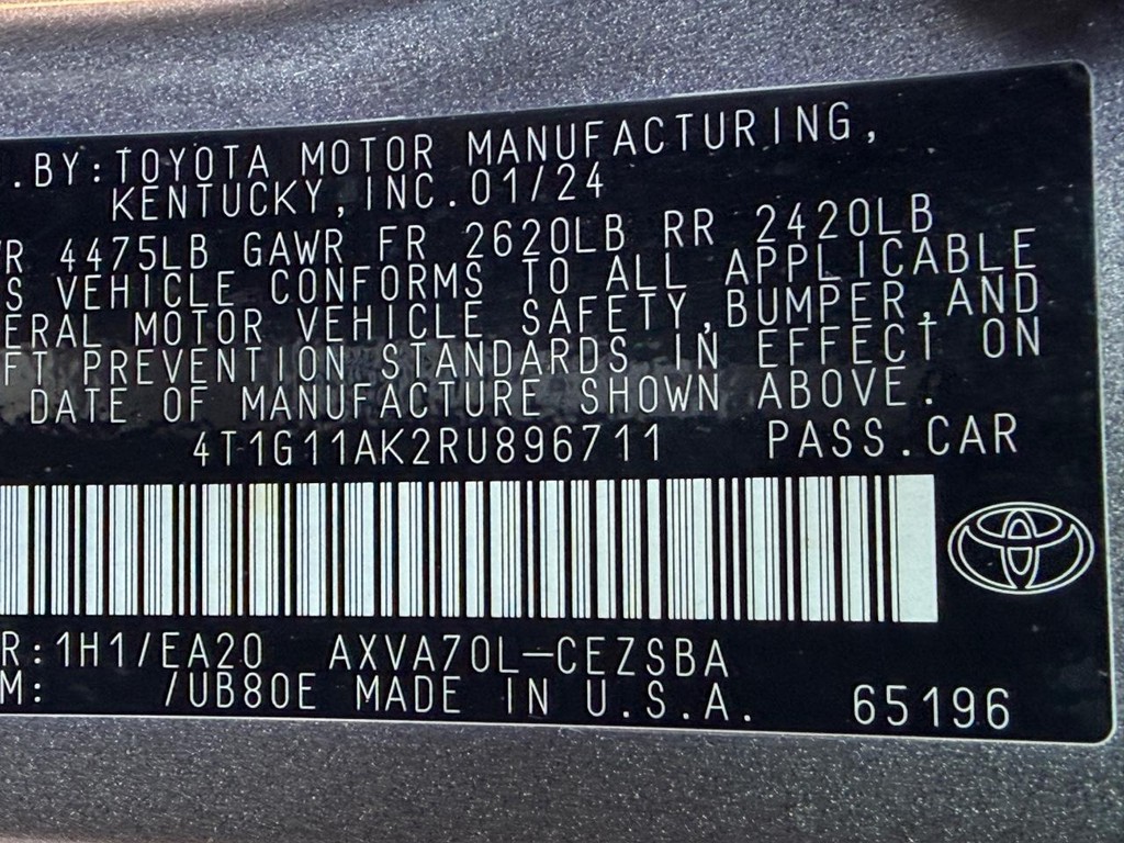Toyota Camry Vehicle Image 22