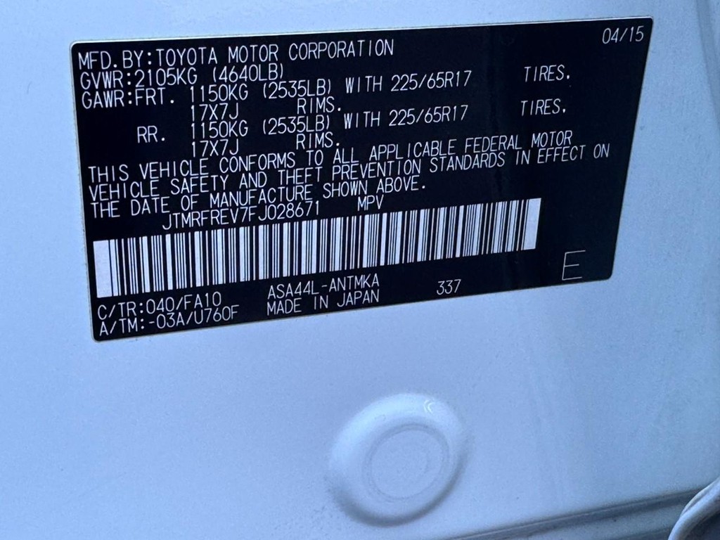 Toyota RAV4 Vehicle Image 22