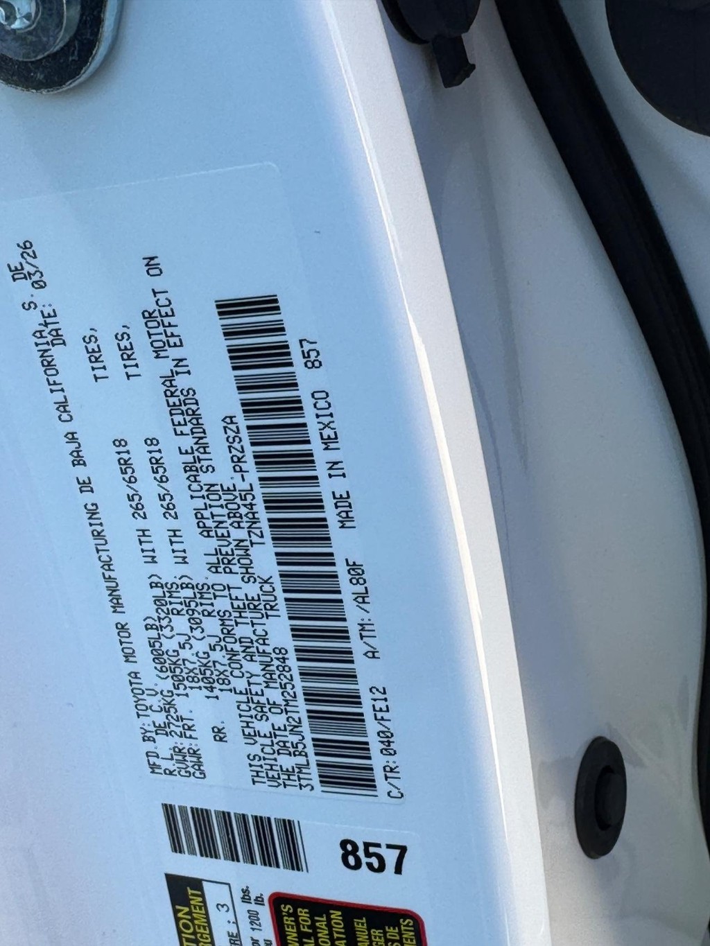 Toyota Tacoma 4WD Vehicle Image 18
