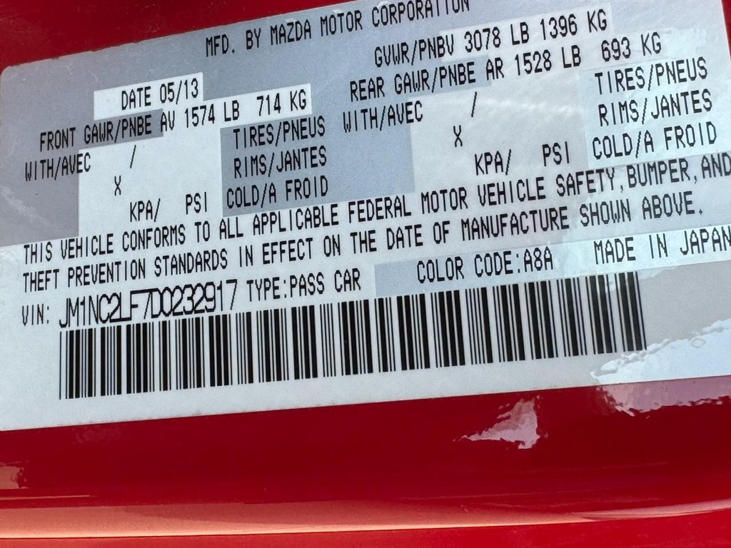 Mazda MX-5 Miata Vehicle Image 21