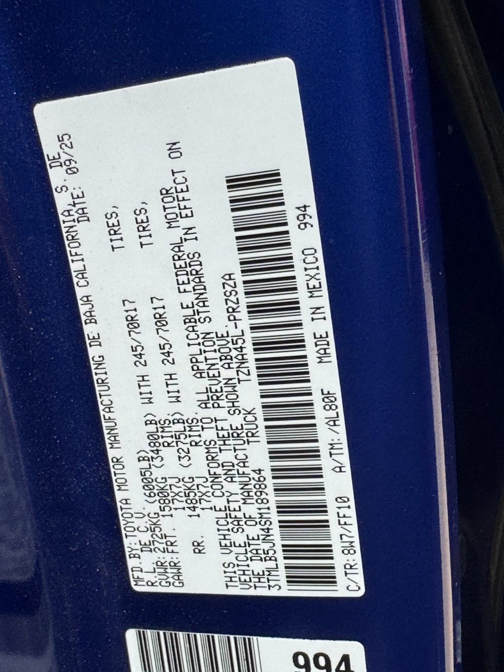 Toyota Tacoma 4WD Vehicle Image 19