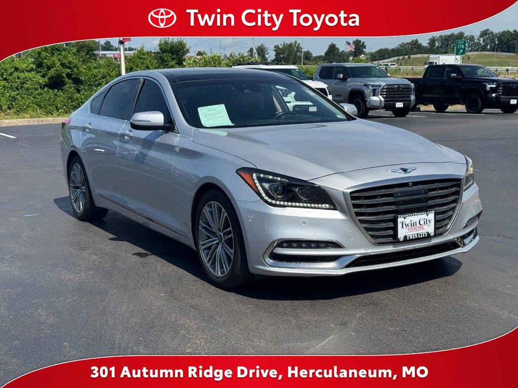 Santiago Silver 2018 Genesis G80 3.8L Sedan Rear-Wheel Drive Automatic