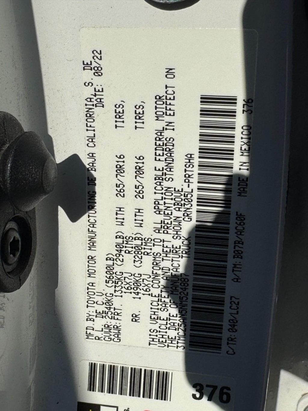 Toyota Tacoma 4WD Vehicle Image 25