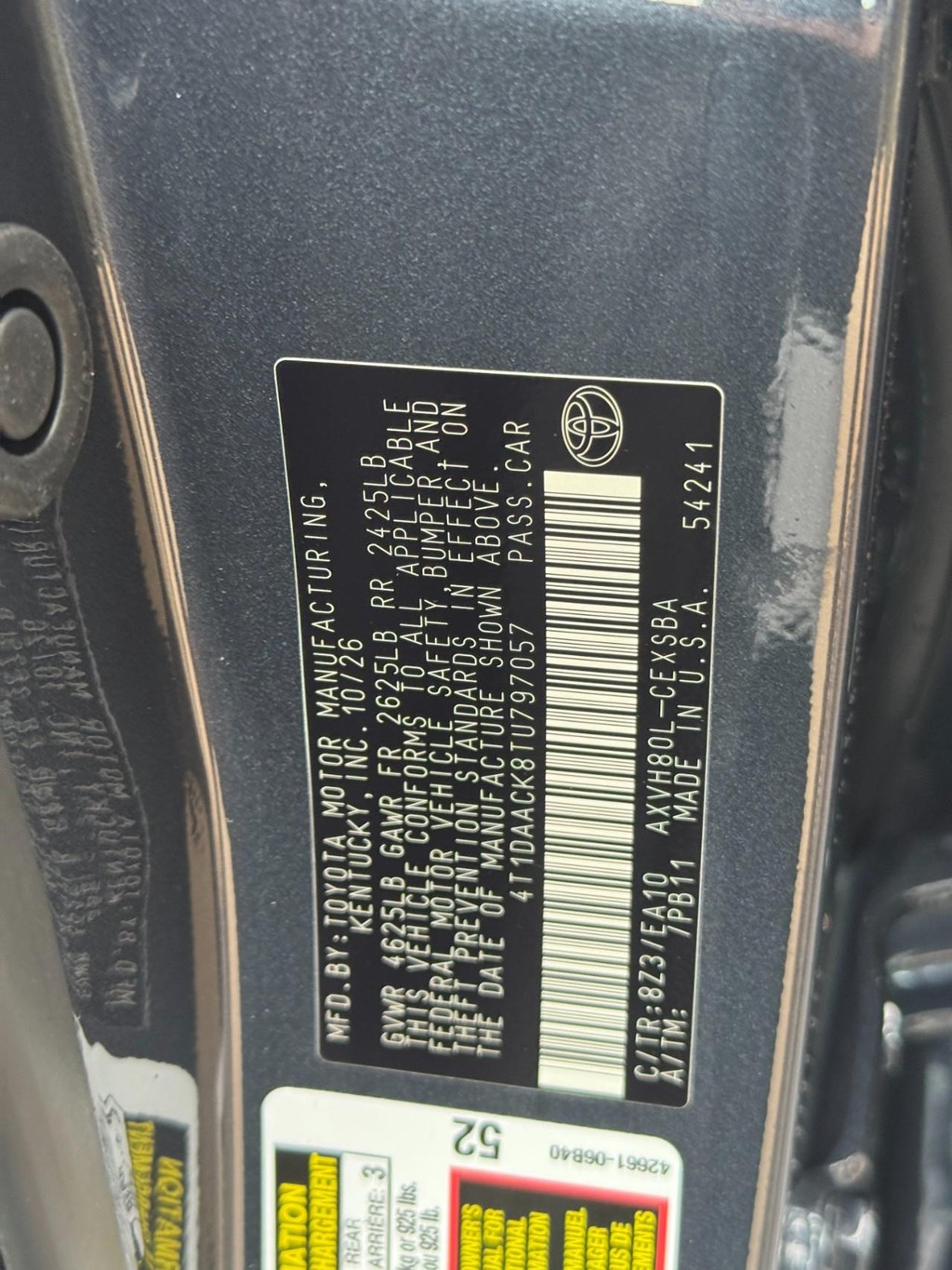 Toyota Camry Vehicle Image 19