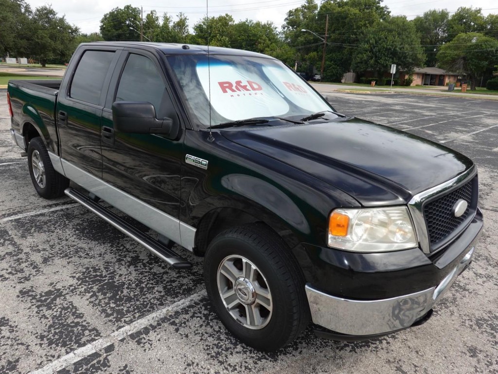 Black 2007 Ford F-150 Pickup Truck Rear-Wheel Drive Automatic
