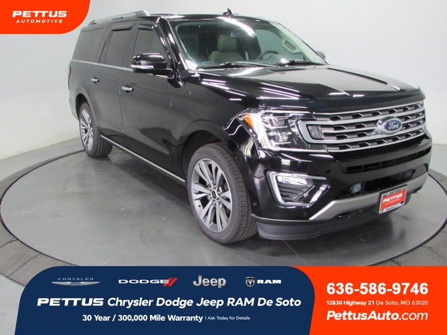 2020 Ford Expedition Max Limited at Pettus Chrysler Dodge Jeep Ram De Soto in De Soto MO