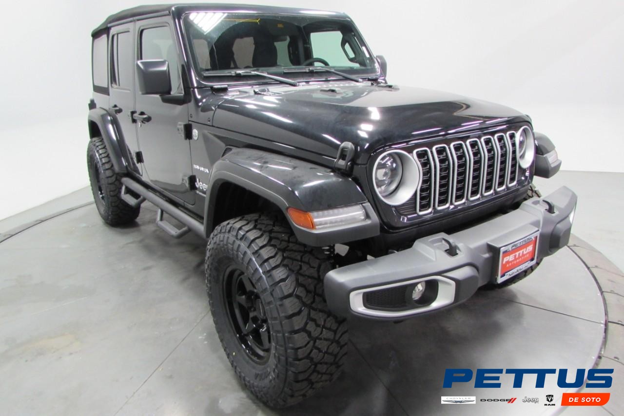 2024 Black Clearcoat Jeep Wrangler Sahara 4X4 SUV