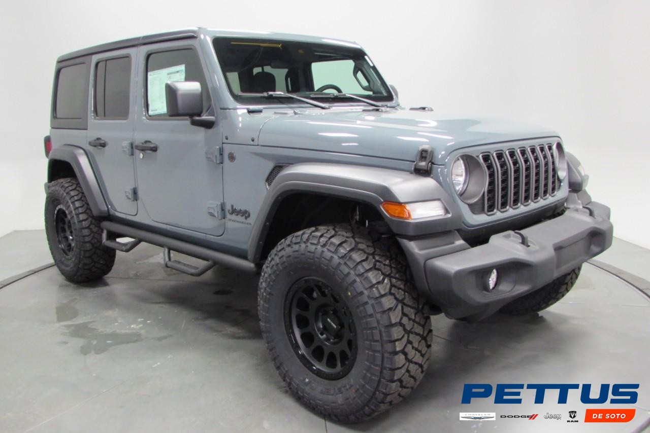 2024 Black Clearcoat Jeep Wrangler Sport S SUV