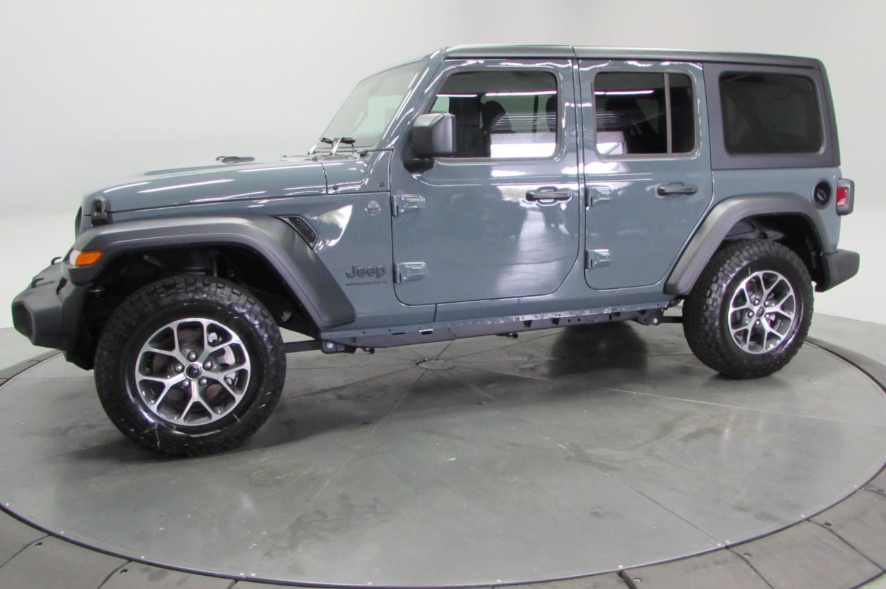 2024 Black Clearcoat Jeep Wrangler Sport S 4X4 SUV