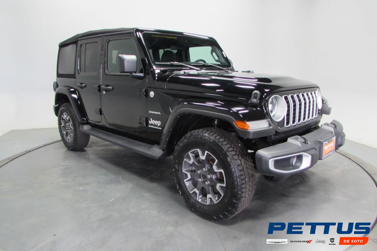 2024 Black Clearcoat Jeep Wrangler Sahara 4X4 SUV