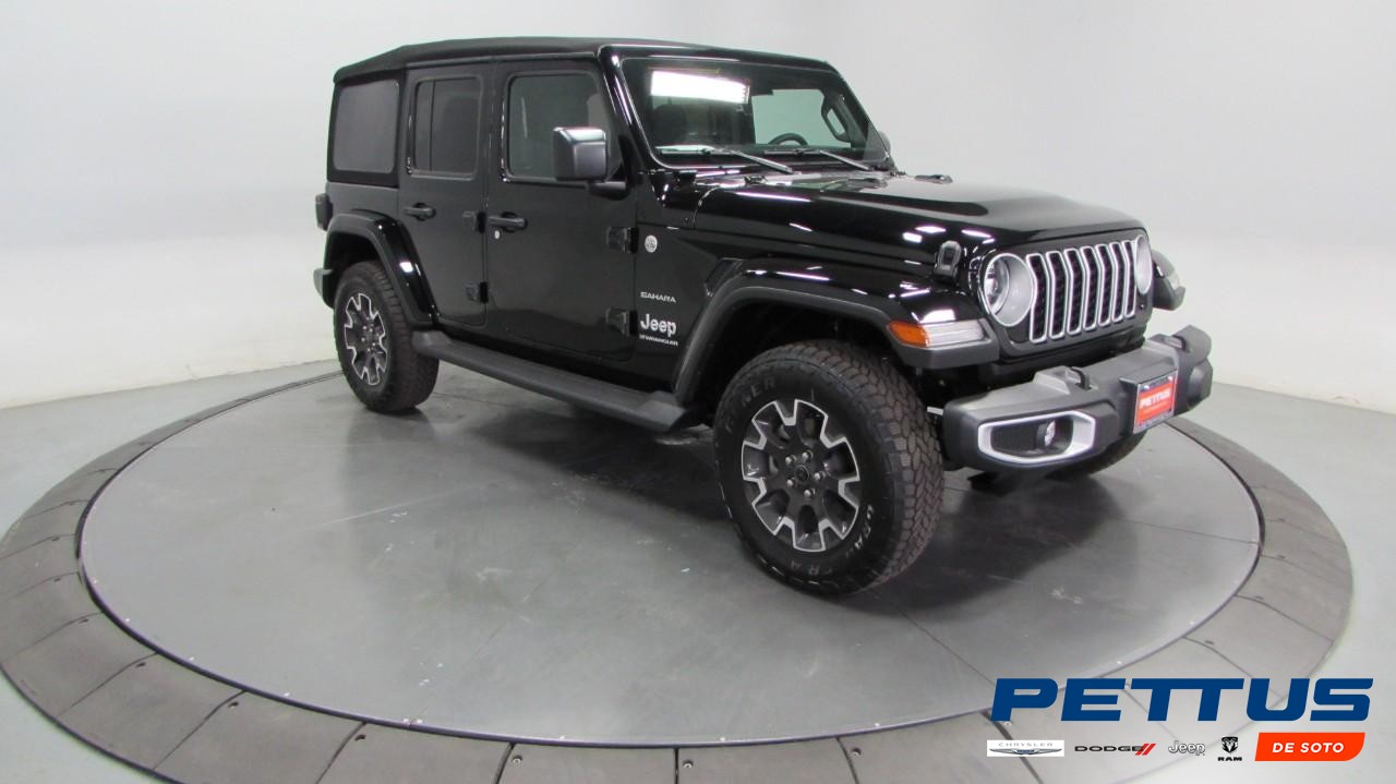 2024 Black Clearcoat Jeep Wrangler Sahara SUV