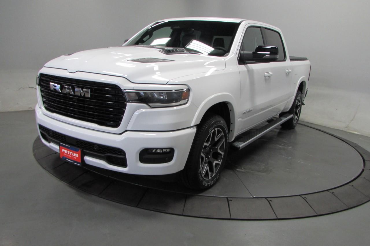 2025 Bright White Clearcoat Ram 1500 Laramie 4X4 Truck