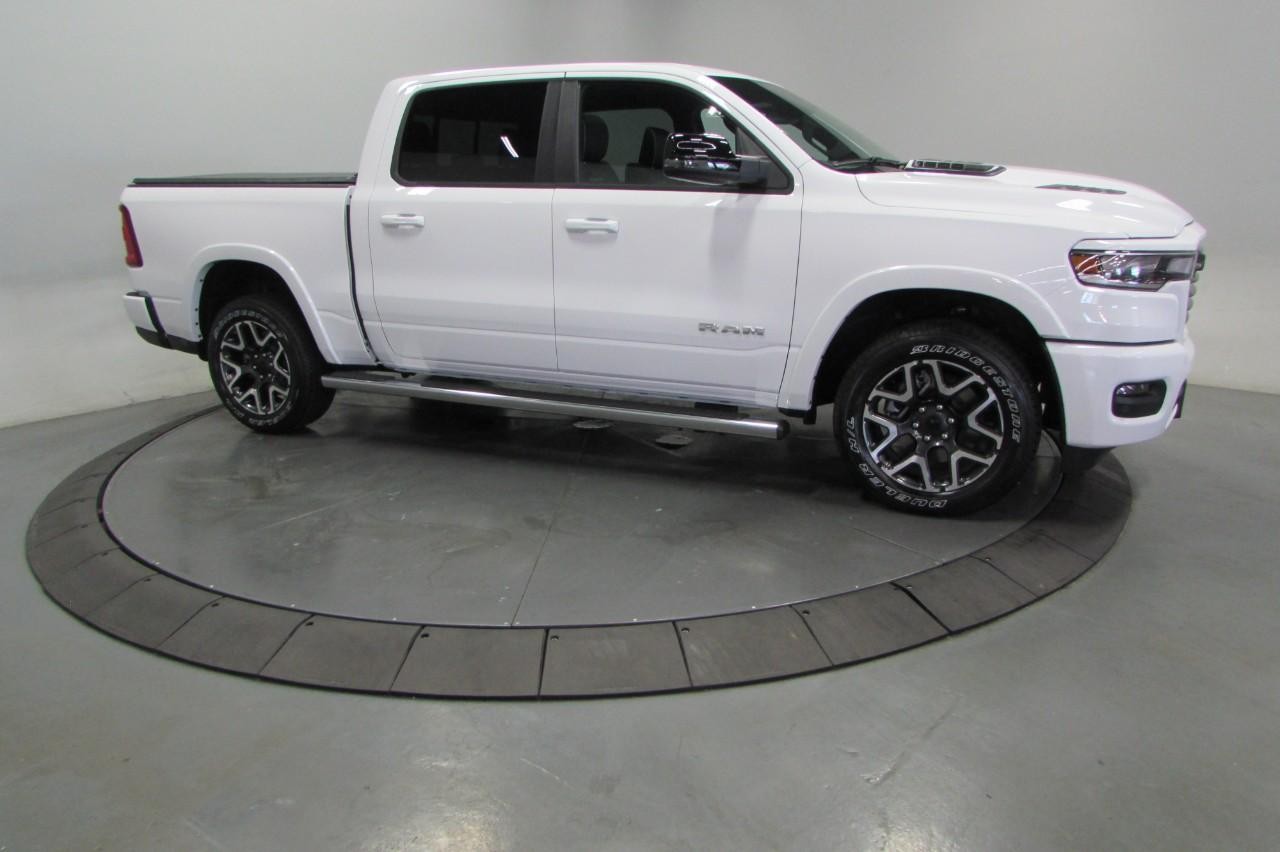 2025 Bright White Clearcoat Ram 1500 Laramie 4X4 Truck