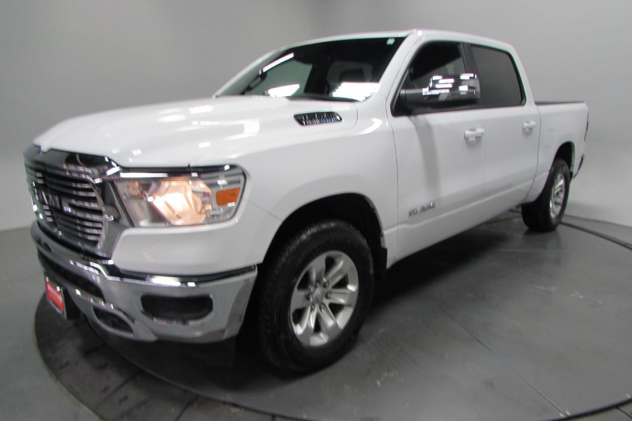 2024 Bright White Clearcoat Ram 1500 Laramie 4X4 Truck