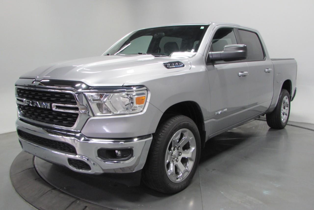 2022 Billet Silver Metallic Clearcoat Ram 1500 Big Horn/Lone Star 4X4 Truck
