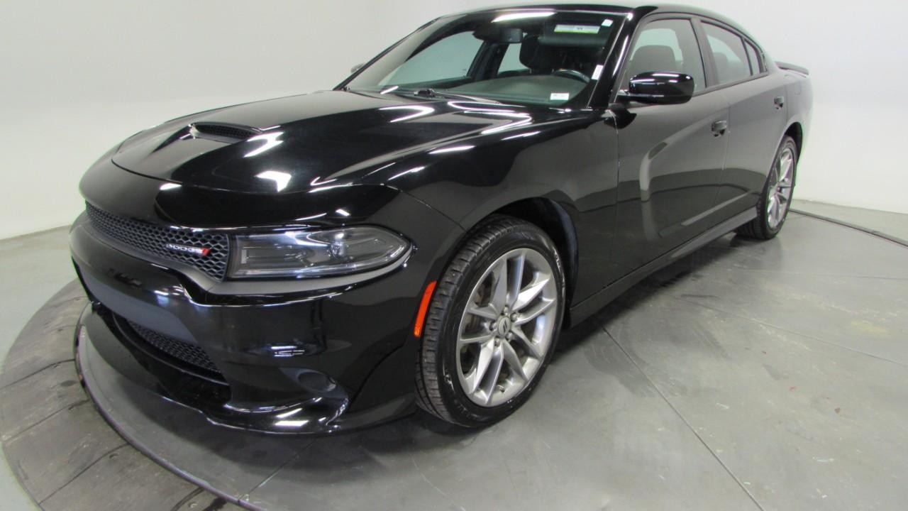 2022 Pitch Black Clearcoat Dodge Charger GT AWD Sedan
