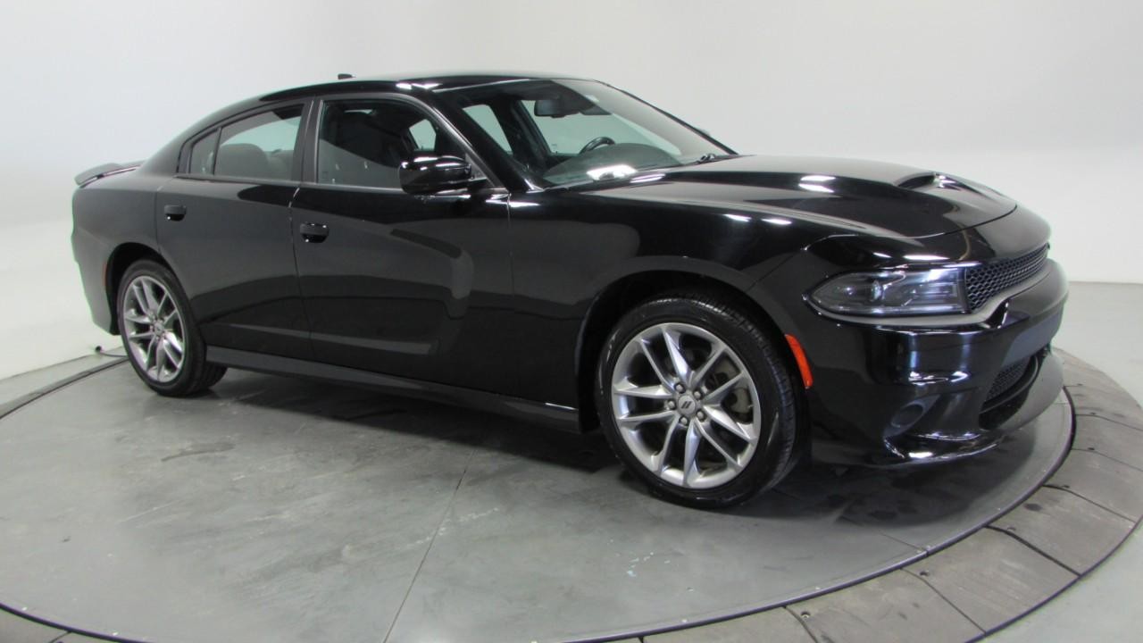 2022 Pitch Black Clearcoat Dodge Charger GT AWD Sedan