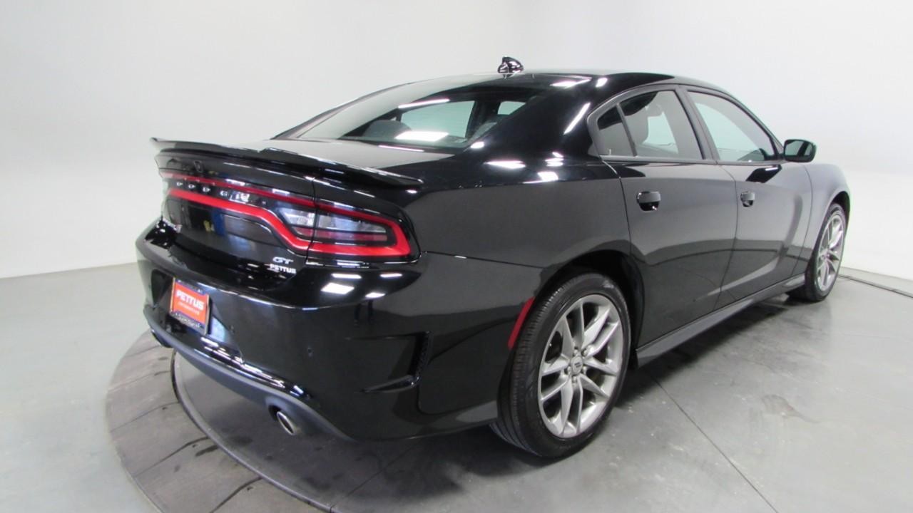 2022 Pitch Black Clearcoat Dodge Charger GT AWD Sedan