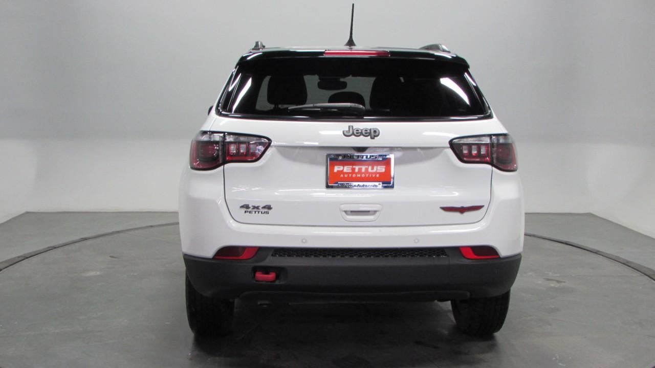2023 Bright White Clearcoat Jeep Compass Trailhawk 4X4 SUV