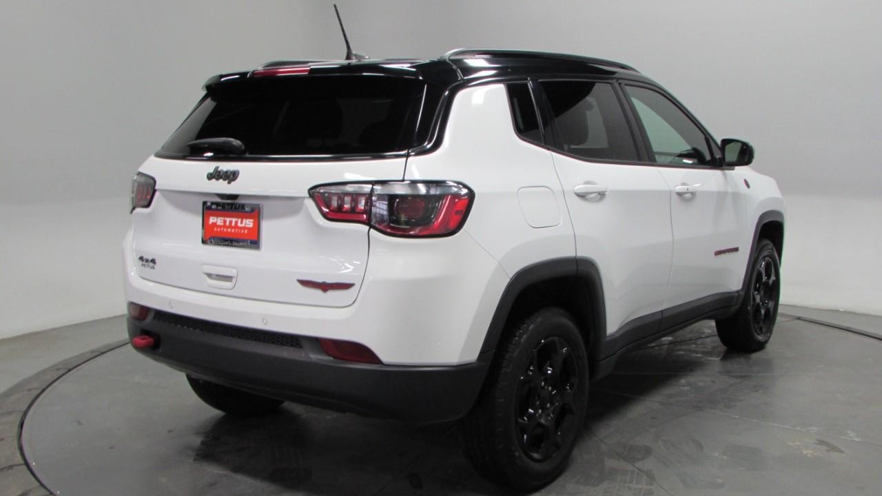 2023 Bright White Clearcoat Jeep Compass Trailhawk 4X4 SUV