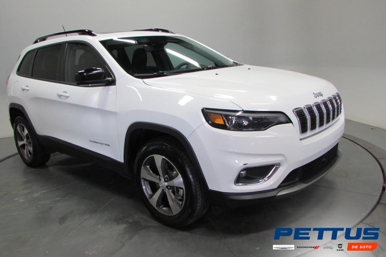 2022 Bright White Clearcoat Jeep Cherokee Limited SUV