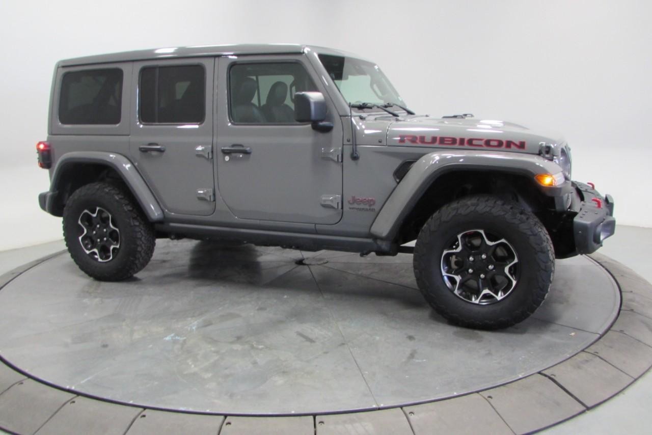 2021 Granite Crystal Metallic Clearcoat Jeep Wrangler Unlimited Rubicon 4X4 SUV
