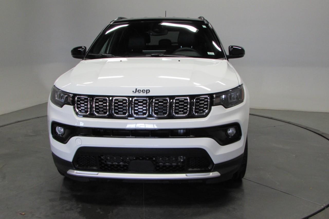2024 Bright White Clearcoat Jeep Compass Limited 4X4 SUV