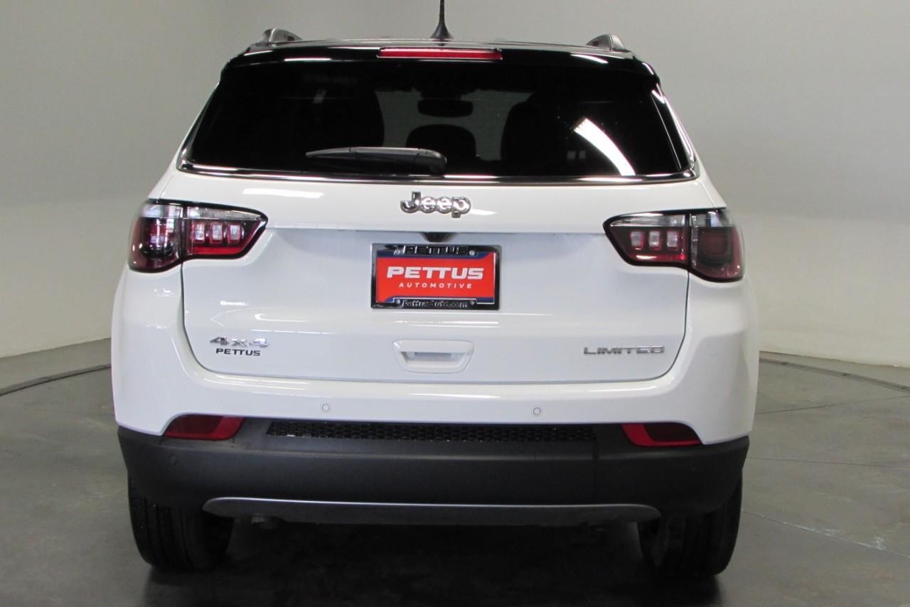 2024 Bright White Clearcoat Jeep Compass Limited 4X4 SUV