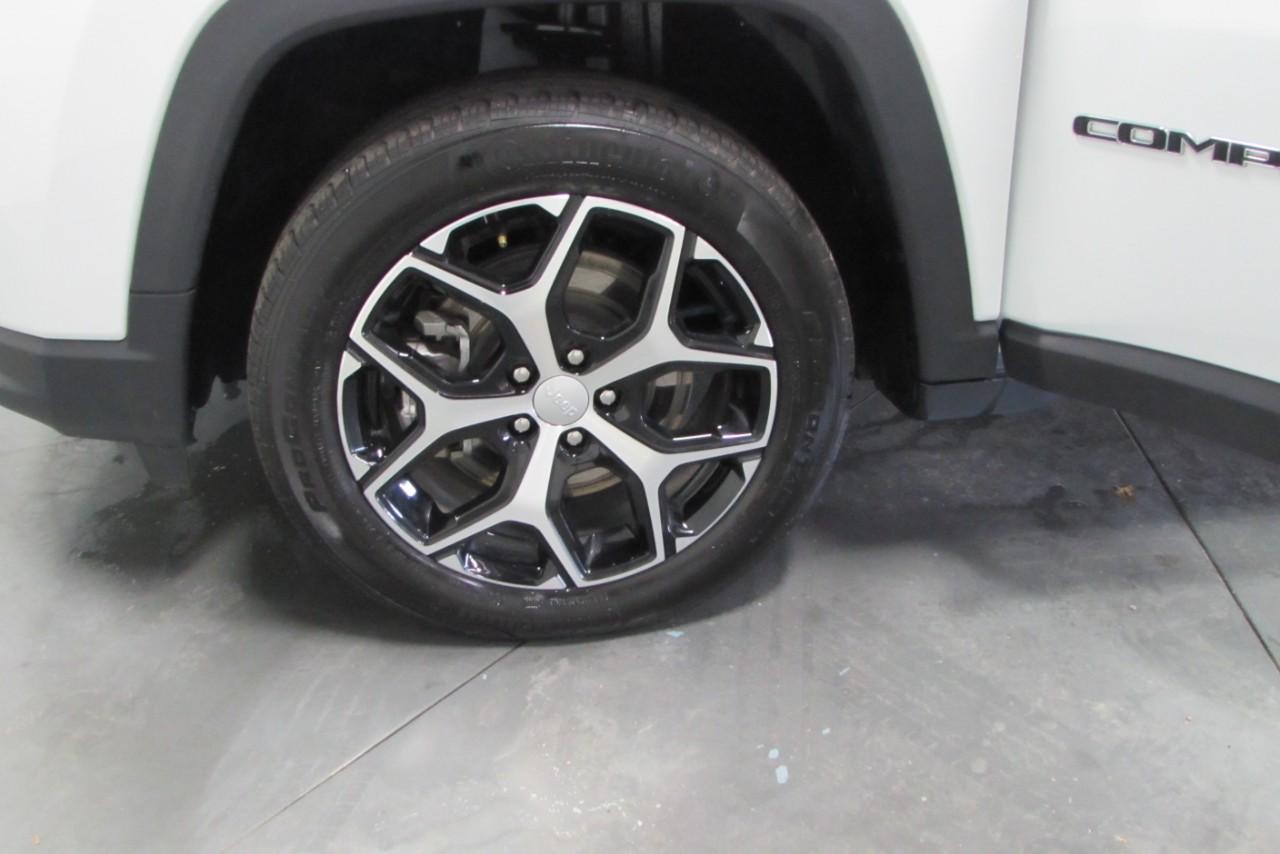 2024 Bright White Clearcoat Jeep Compass Limited 4X4 SUV