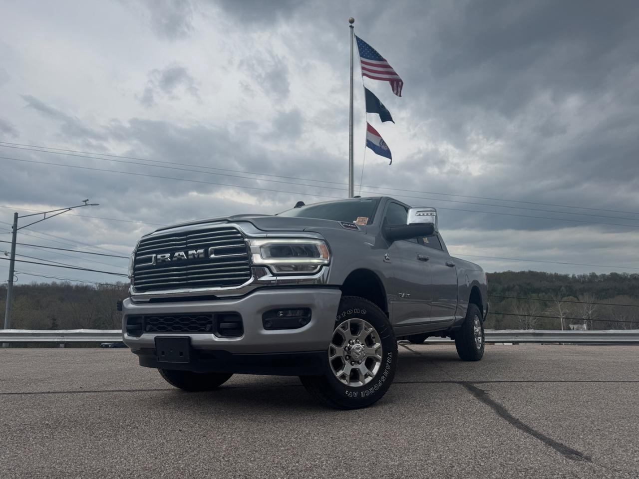 2024 Billet Silver Metallic Clearcoat Ram 2500 Laramie 4X4 Truck