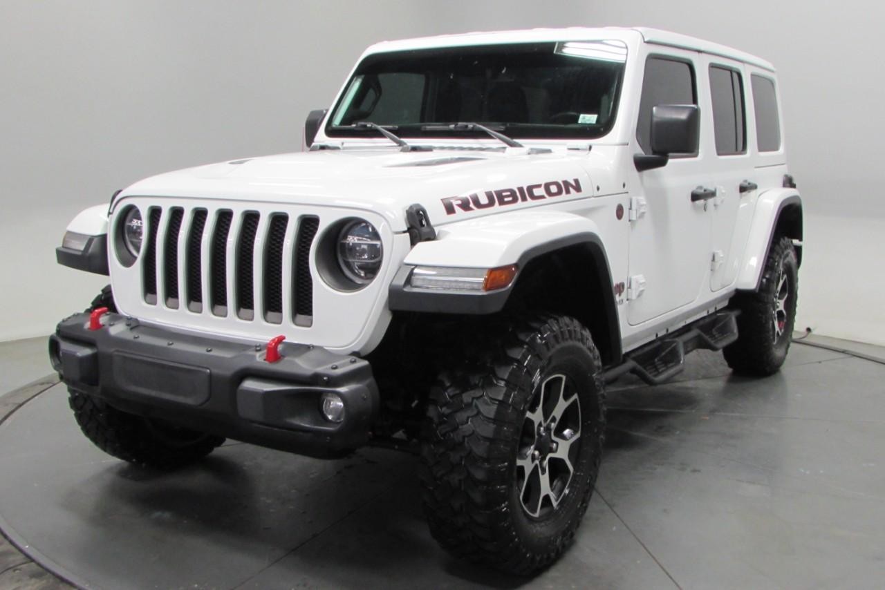 2020 Bright White Clearcoat Jeep Wrangler Unlimited Unlimited Rubicon 4X4 SUV