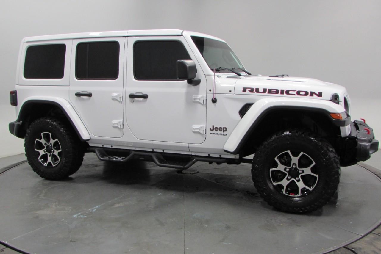 2020 Bright White Clearcoat Jeep Wrangler Unlimited Unlimited Rubicon 4X4 SUV