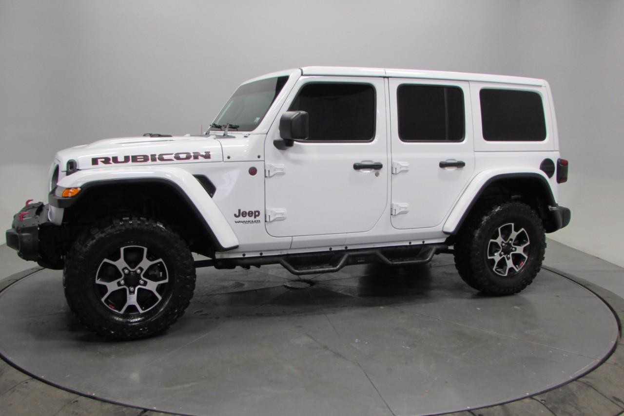2020 Bright White Clearcoat Jeep Wrangler Unlimited Unlimited Rubicon 4X4 SUV